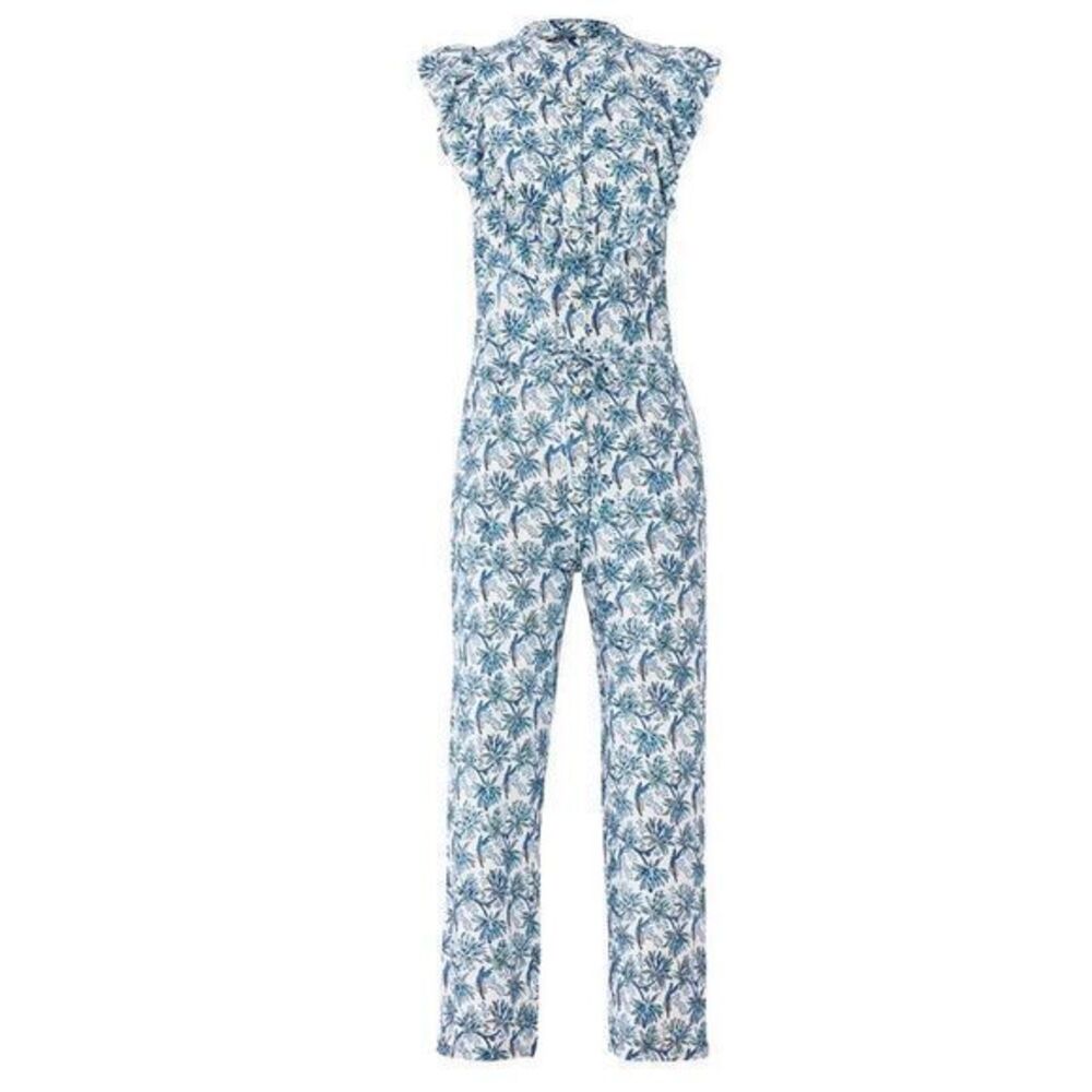 BANJANAN Dandelion Blue Rose Jumpsuit LARGE